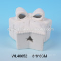 Mini home decoration white porcelain jewelry box in star shape